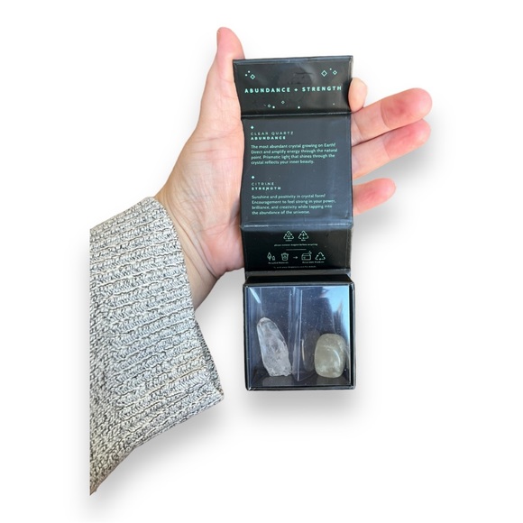 Shoppe Geo Crystal Magic Mini Energy Set Quartz Citrine Goddess Provisions Pouch - Picture 4 of 14
